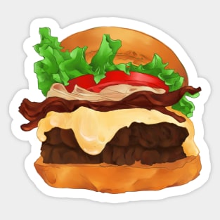 Cheese Burger Sticker